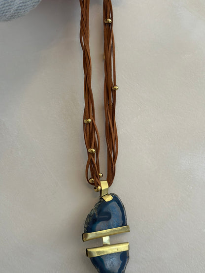 Collar BLUE ÁGATA