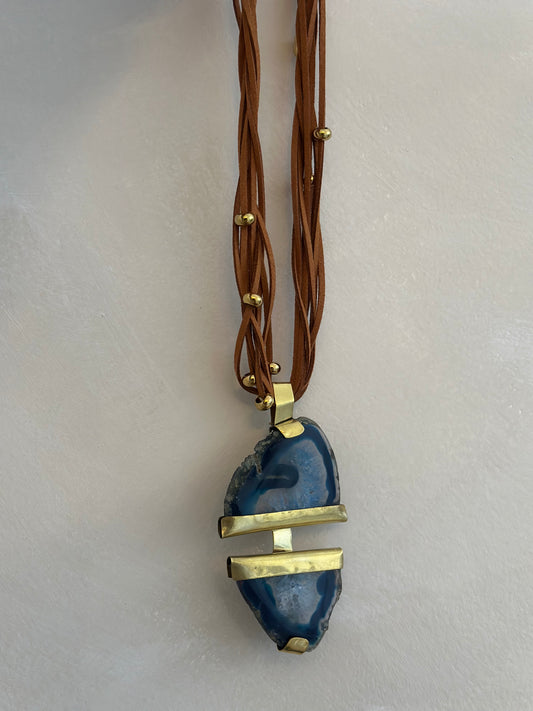 Collar BLUE ÁGATA