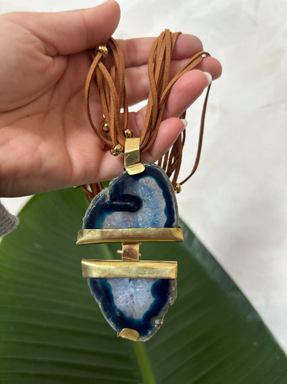 Collar BLUE ÁGATA