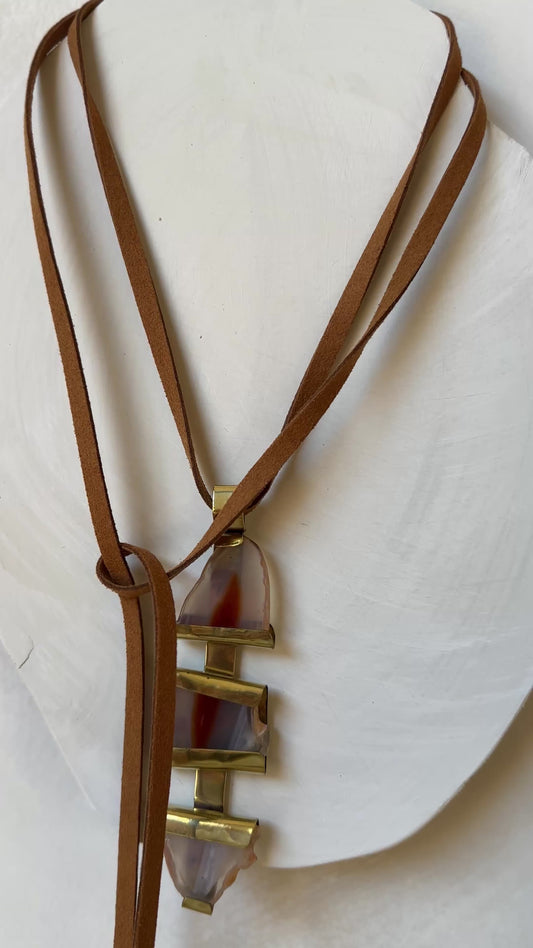 Collar LU ÁGATA